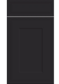 Tullymore Supermatt Black kitchen cupboard door