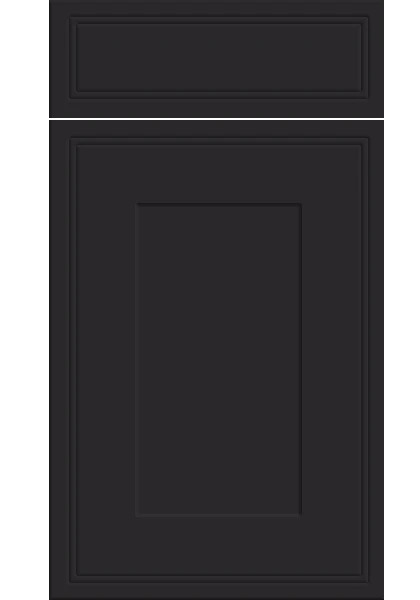 Tullymore Supermatt Black kitchen cupboard door