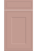 Tullymore Supermatt Blush Pink kitchen cupboard door