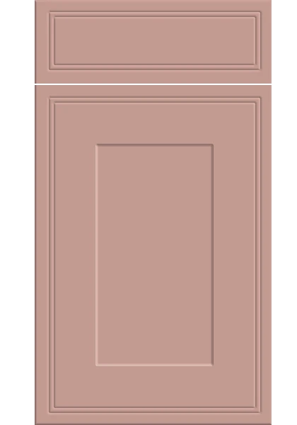 Tullymore Supermatt Blush Pink kitchen cupboard door