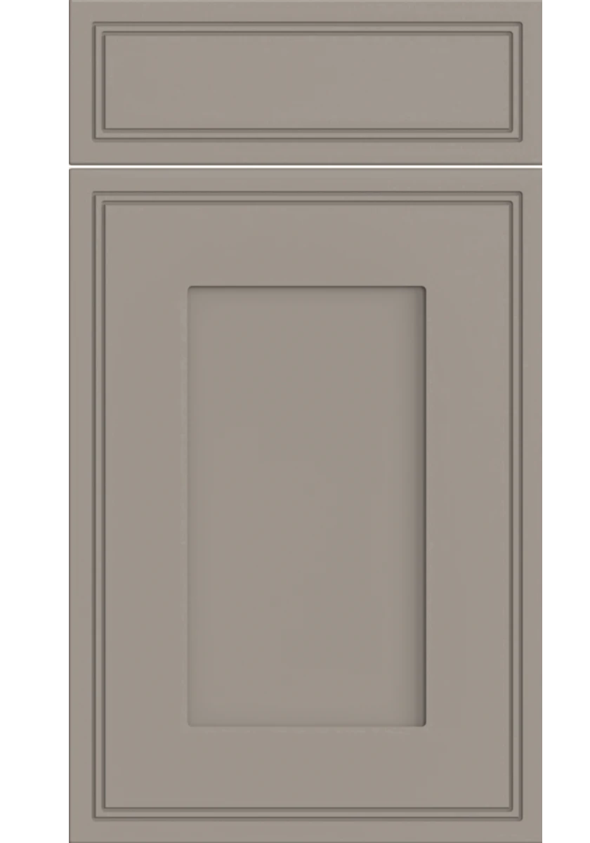 Tullymore Panel kitchen door and drawer front in Supermatt Clay Grey