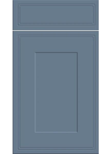 Tullymore Supermatt Misty Blue kitchen cupboard door