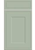 Tullymore Supermatt Sage Green kitchen cupboard door