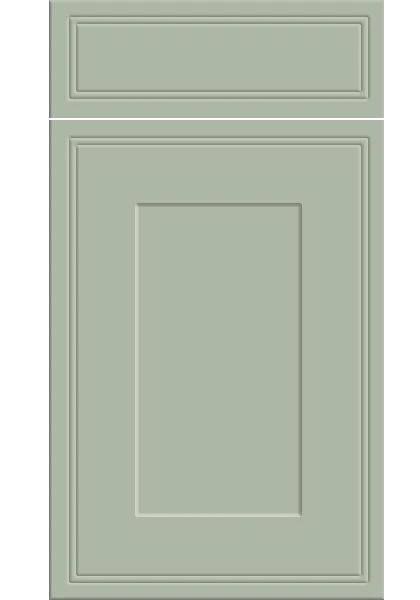 Tullymore Supermatt Sage Green kitchen cupboard door