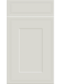 Tullymore Supermatt White Grey kitchen cupboard door