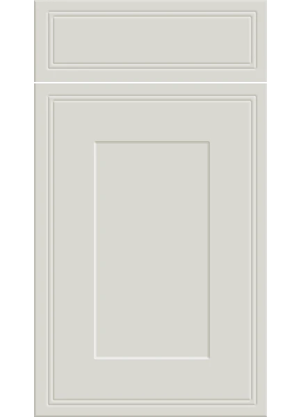 Tullymore Supermatt White Grey kitchen cupboard door
