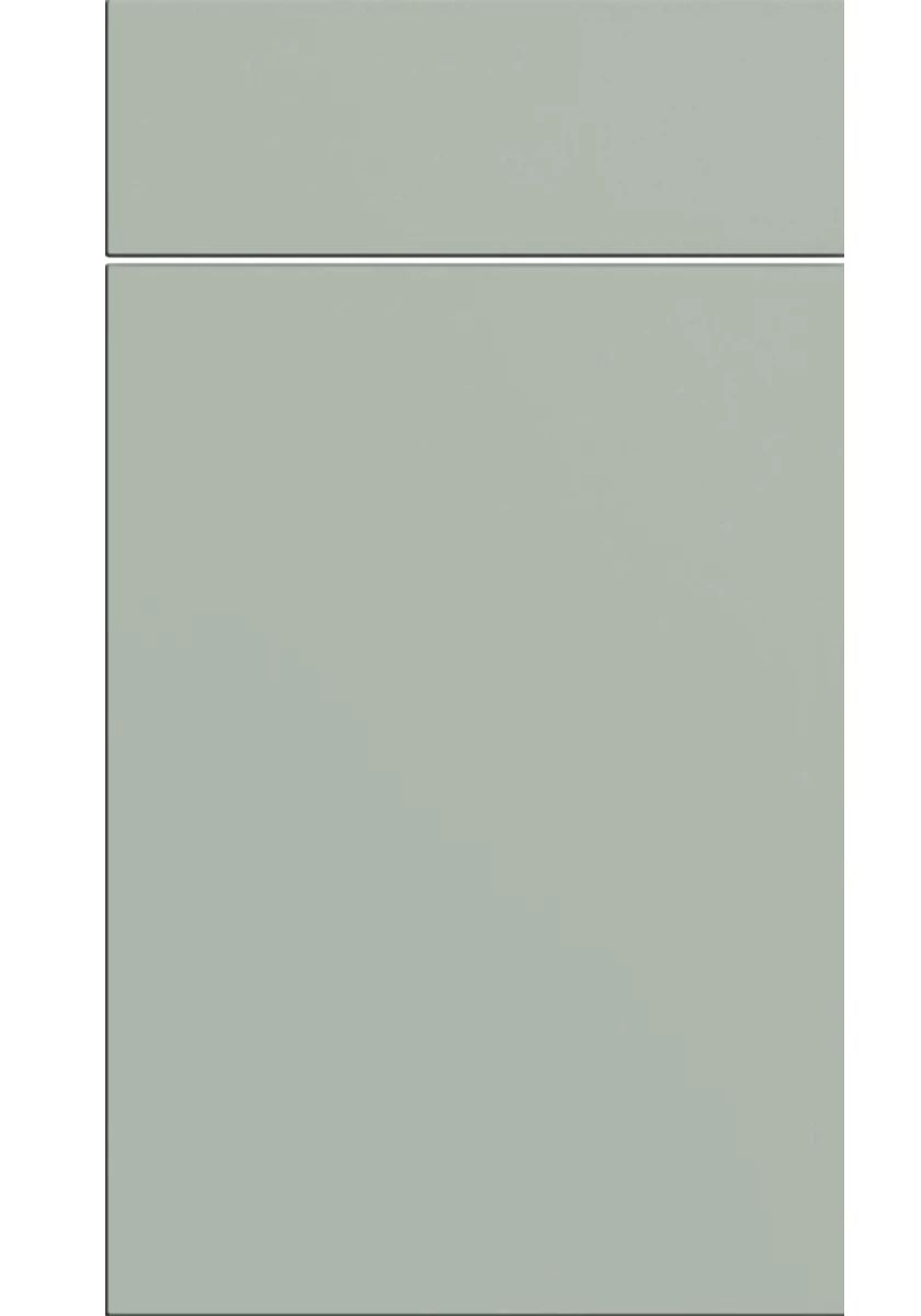 Venice Slab kitchen door and drawer front in Matt Pistachio