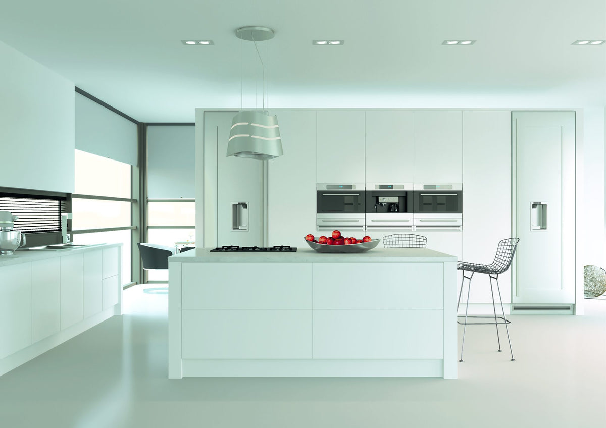 Kitchen with Venice Porcelain White doors