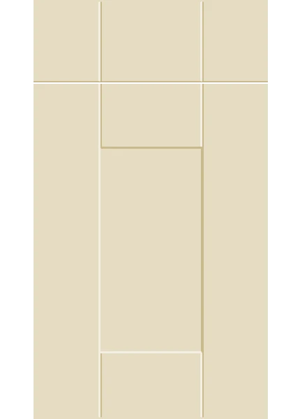 Warwick Ivory kitchen cupboard door