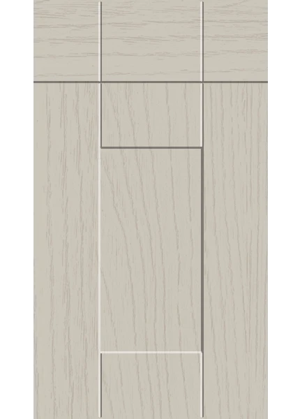 Warwick Paint Flow Matt Cashmere kitchen cupboard door