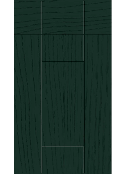 Warwick Paint Flow Matt Fir Green kitchen cupboard door