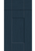 Warwick Paint Flow Matt Indigo Blue kitchen cupboard door