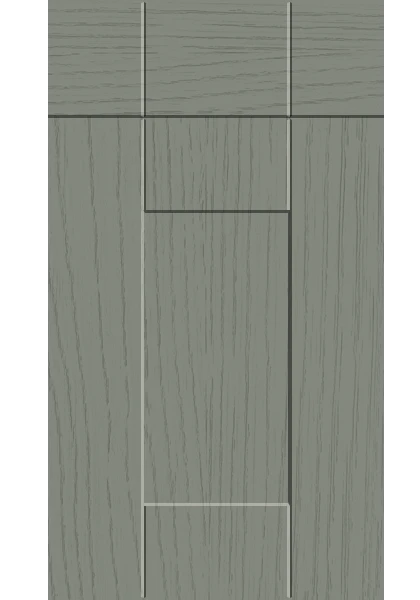Warwick Paint Flow Matt Sage Green kitchen cupboard door