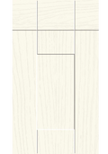 Warwick Paint Flow Matt White kitchen cupboard door