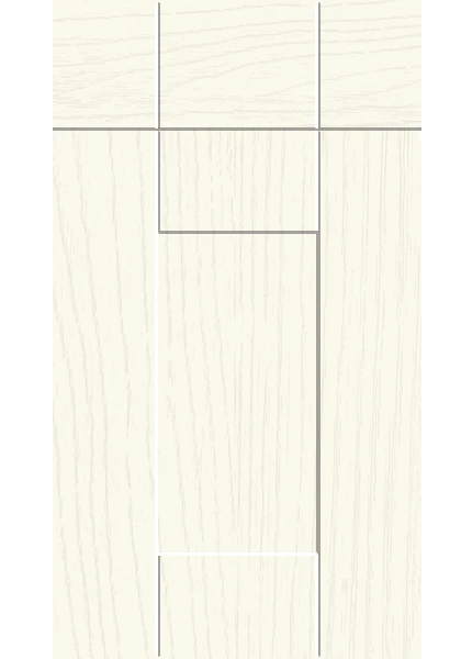 Warwick Paint Flow Matt White kitchen cupboard door