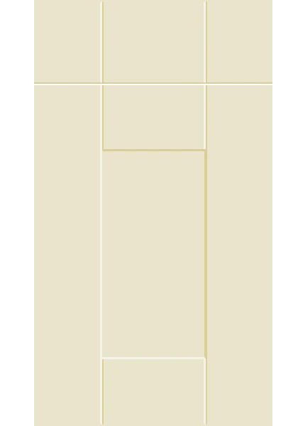 Warwick Supermatt Alabaster kitchen cupboard door