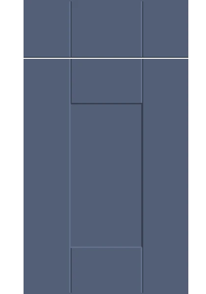 Warwick Supermatt Alby Blue kitchen cupboard door