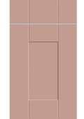 Warwick Supermatt Blush Pink kitchen cupboard door