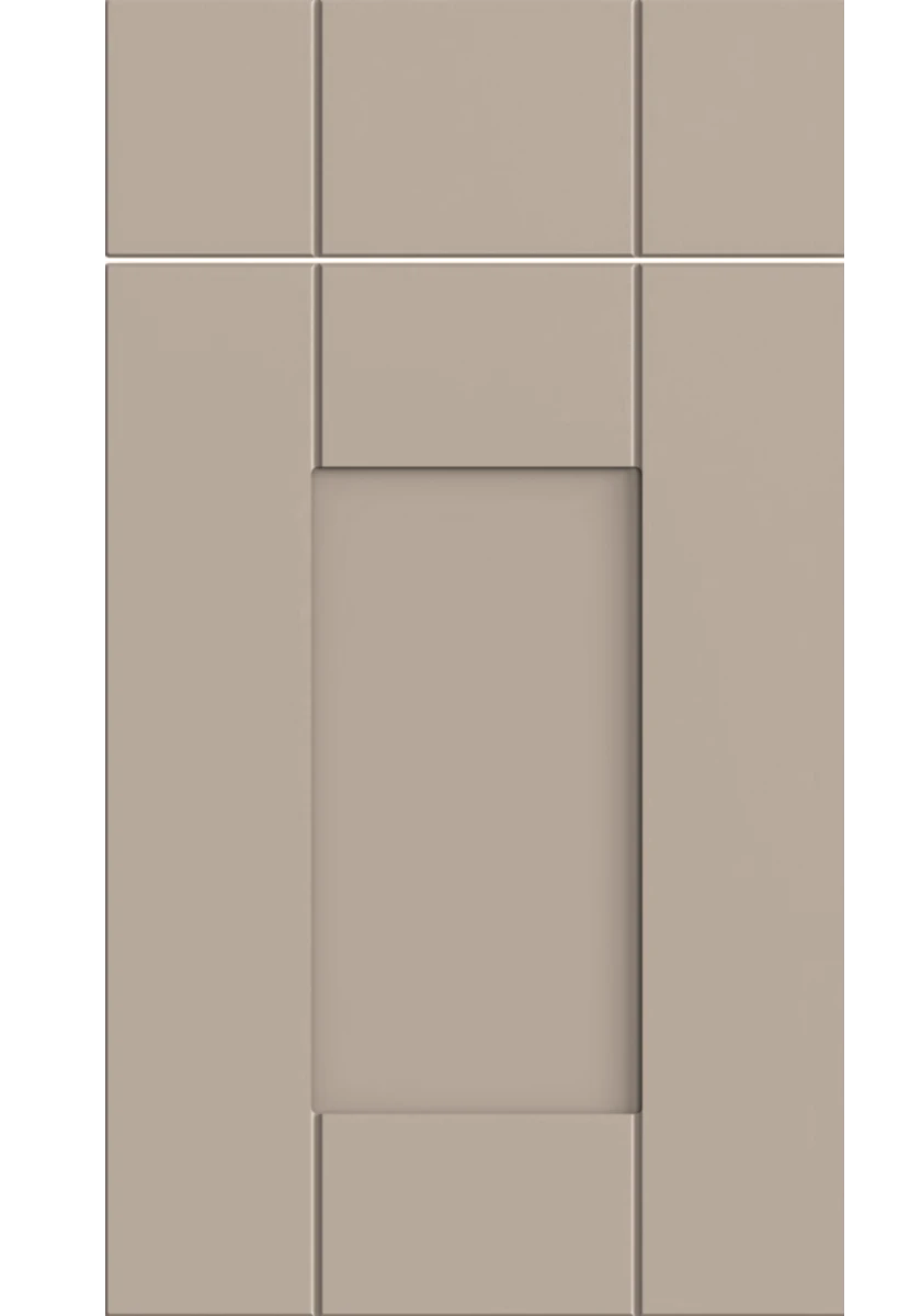 Warwick Shaker kitchen door and drawer front in Supermatt Cashmere