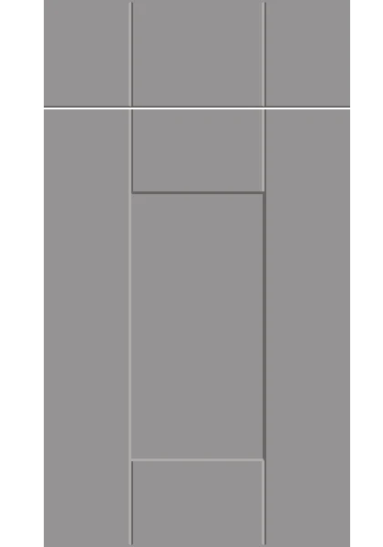 Warwick Supermatt Dust Grey kitchen cupboard door