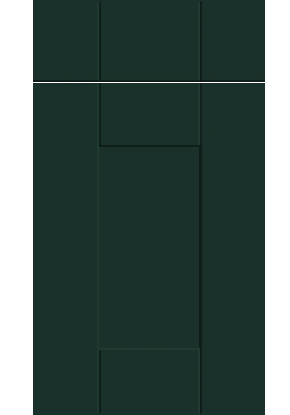 Warwick Supermatt Fir Green kitchen cupboard door