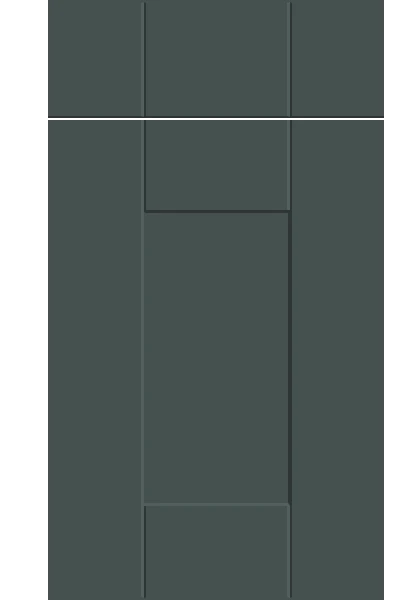 Warwick Supermatt Kombu Green kitchen cupboard door
