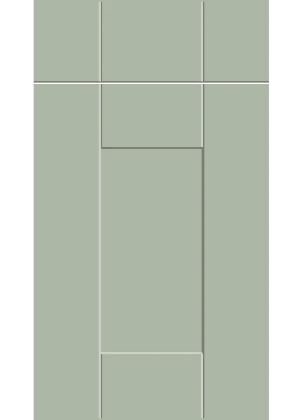 Warwick Supermatt Sage Green kitchen cupboard door