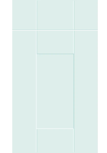 Warwick Supermatt Scandinavian Blue kitchen cupboard door