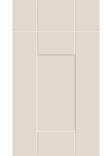 Warwick Supermatt Taupe Grey kitchen cupboard door
