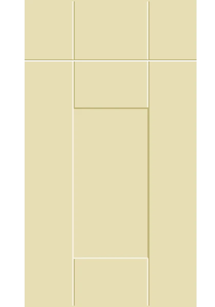 Warwick Supermatt Vanilla kitchen cupboard door