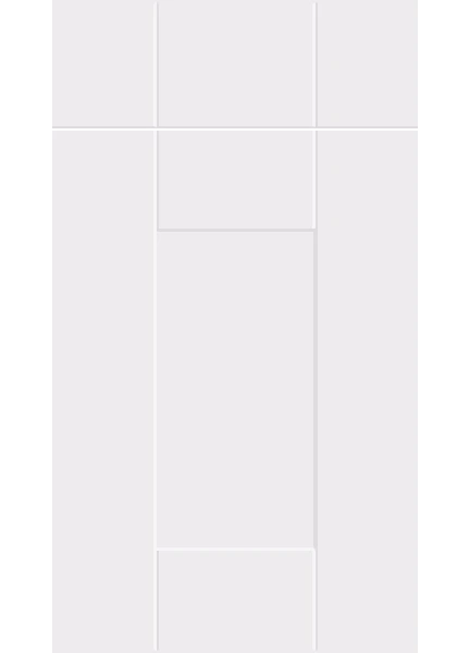 Warwick Supermatt White kitchen cupboard door